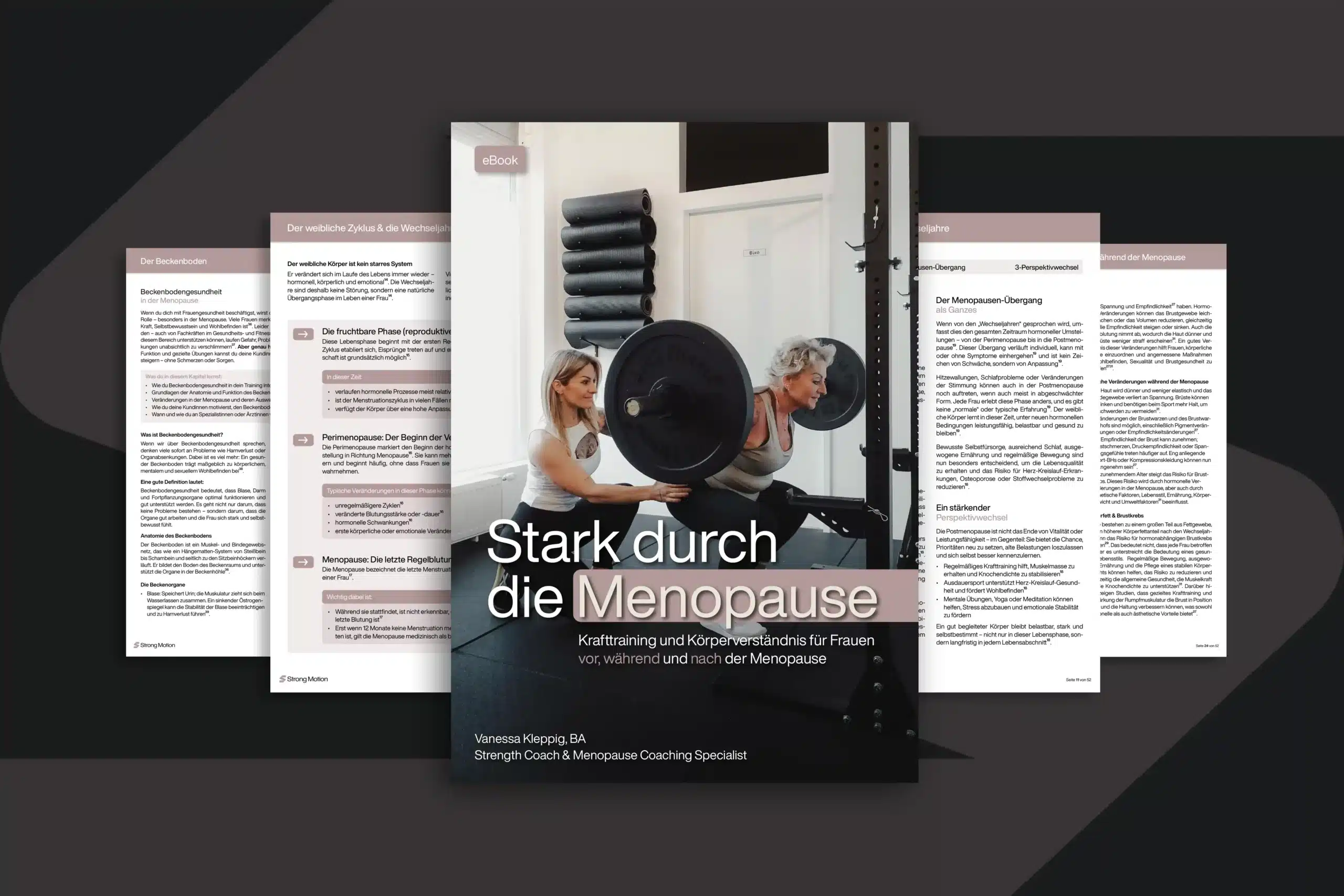 eBook PDF Design über das Thema Menopause